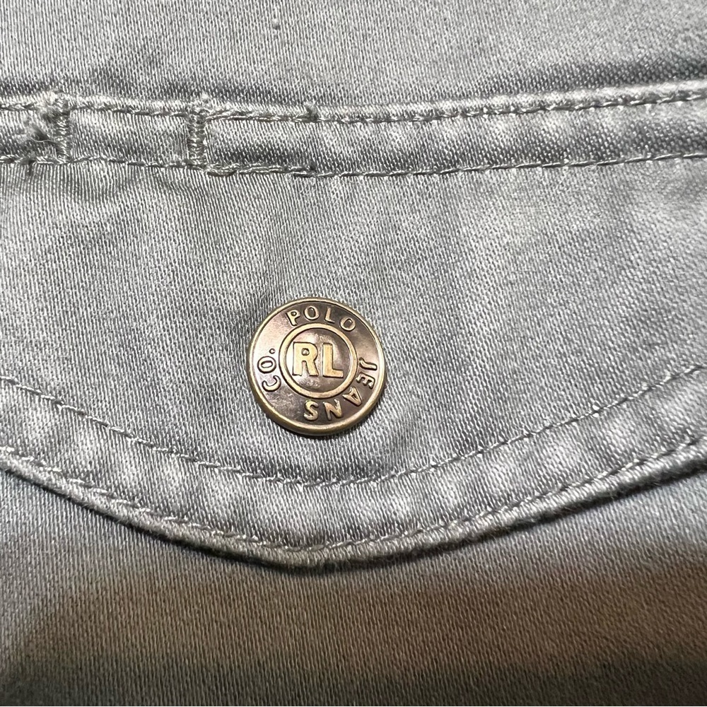 Polo Jeans by Ralph Lauren (EUC) Hooded Cargo Jacket 100% Cotton, Size Large - Picture 11 of 16